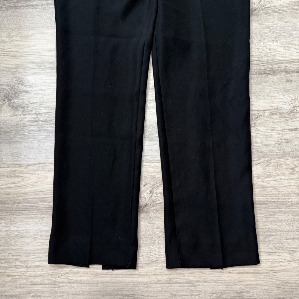 Joseph Ribkoff Black Split Hem Straight Leg Dress Pants Womens Size 10 Canada - Picture 5 of 11